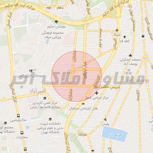 آیارتمان 149 متر دو پارکینک امیرآباد در خرید آپارتمان امیرآباد تهران عکس شماره 4