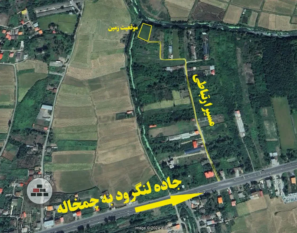 فروش زمین به مساحت ۲۲۰۰متر در خرید زمین مسکونی مرکز شهر چاف چاف و چمخاله