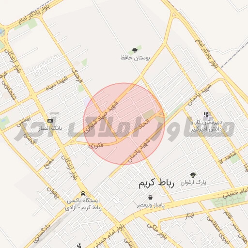 واحد۹۰متری پارکینگ انباری آسانسور شهرک امین در خرید آپارتمان خ جهاد رباط کریم عکس شماره 4