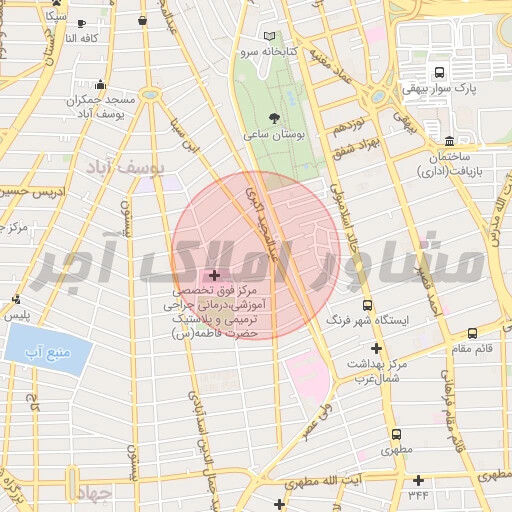 ۱۰۰ متر طبقه اول ابن سینا مسکونی در خرید آپارتمان یوسفآباد تهران عکس شماره 4