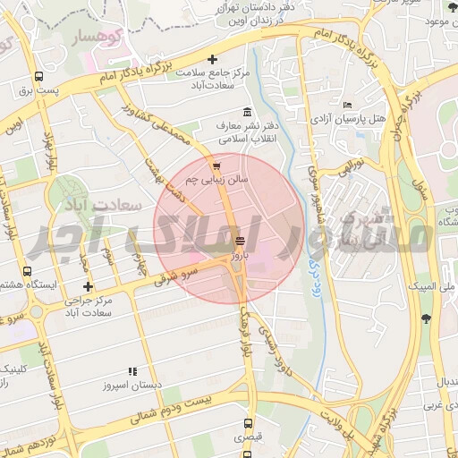 ۲۴۰ متر ۳ خوابه سعادت آباد در خرید آپارتمان خ محمدعلی کشاورز تهران عکس شماره 3