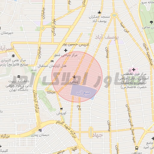 ۵۱ متر یوسف آباد در خرید آپارتمان خ جهانآرا تهران عکس شماره 4